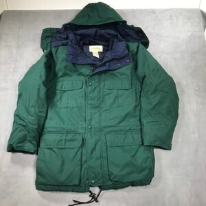 Vintage Eddie Bauer Premium Goose Down Ridge Line Parka Puffer Coat Men's Small